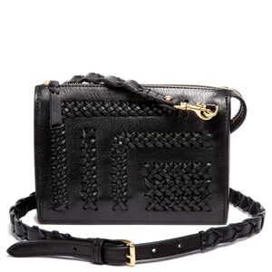 Lotuff The Braided Tripp Handbag | Black | NWOT